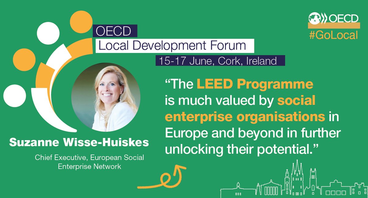 This year marks the 4⃣0⃣ th anniversary of the  <a href="/OECD/">OECD ➡️ Better Policies for Better Lives</a> Local Development Forum. 🎉 #GoLocal

We've asked our experts what the Local Employment &amp; Economic Development (LEED Programme) means to them...
