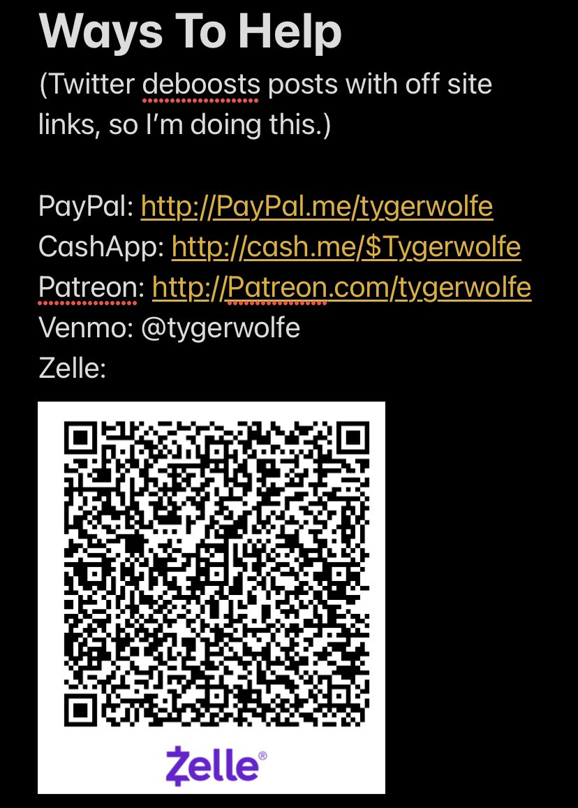 tygerwulfe's tweet photo. 🚨🚑URGENT MEDICAL NEED🚑🚨

My wife WILL die without her anti-stroke meds.  She takes her last dose 11pm Sunday. They’re 175US/week or 700US/month. We have NO real income,&amp; are overdrawn with -36US. Please retweet even if you can’t d0nate!More info in this thread. #MutualAid 1/4 https://t.co/bhDItdVC2I