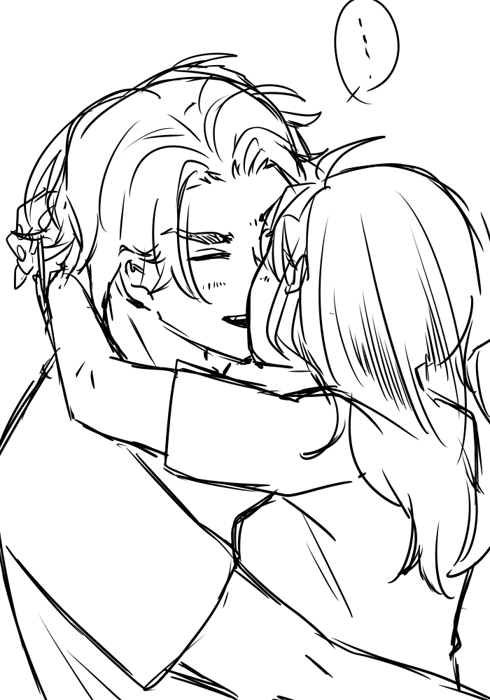 #tkrvプラス
#tkrv夢 
※ちゅーしてる
🌸「bjくんって睫毛結構長いよね」
好き人を困らせたい病

3枚目はおまけif短髪
ザカザカ描いたので線が汚いぞ! 