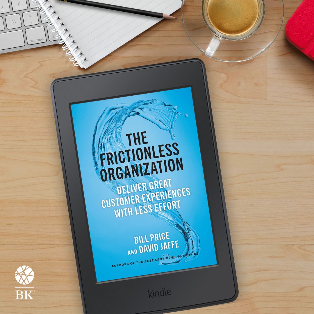 A smooth and enjoyable customer experience may sound too good to be true, but as veteran customer service experts <a href="/bstsvc/">Bill Price</a> and David Jaffe explain in the forthcoming The Frictionless Organization, it is a goal well within your grasp.

Preorder it today! amazon.com/dp/1523000147/