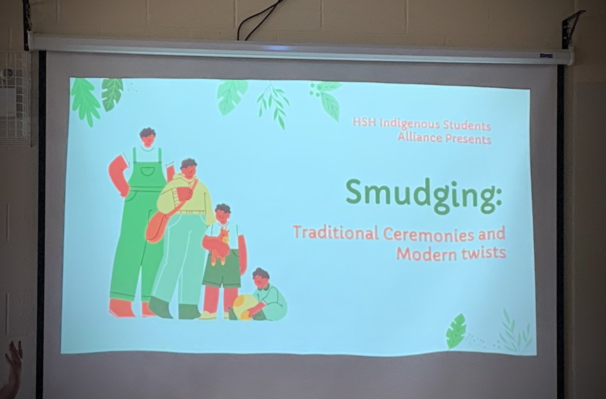 HshSocials's tweet photo. Emma Humphries of the Holy Spirit Indigenous Alliance explaining and performing a smudging ceremony. Thank you Emma! https://t.co/L3Cj4COFJW