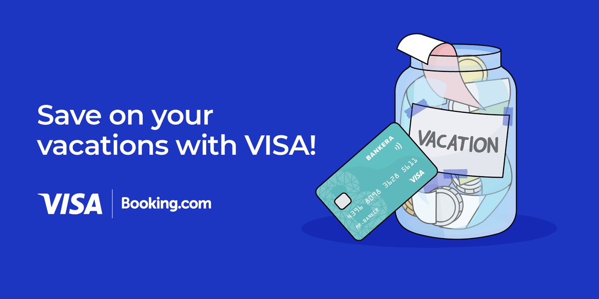 Bankeracom's tweet photo. Use a special link when choosing your #vacation destination on @bookingcom and receive up to a 6% #cashback when paying with your #VISA payment card.
*Offer is available for selected accommodations only and is valid until October 31st. Link: https://t.co/82yJbVlgZu
#Travel #Hotel https://t.co/92ETI4dn8F