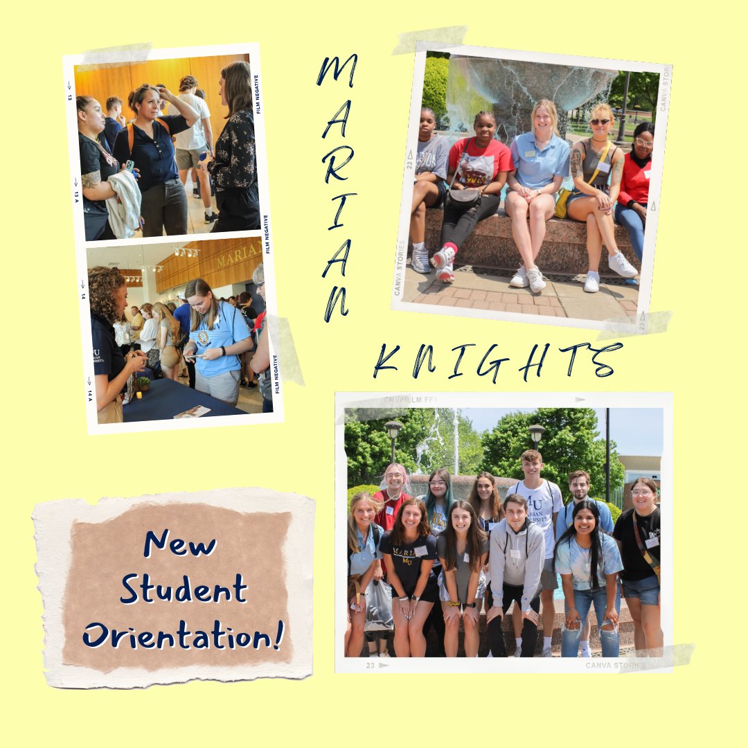 Can you believe we have another New Student Orientation in less than a week? Let's go!

Will we see you there? Register for Orientation with the link in our bio.

#MakeItMarian