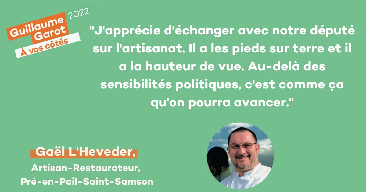 Garot2022's tweet photo. «Quand on a un député comme lui, on le garde ». 
Merci @bremaudcarolin1, José Dard, Gaël L’Heveder, Miguel Sanchez de leur soutien.  
Dimanche, tous aux urnes ! 
#JeVote  #legislatives https://t.co/f9kbRG48Qi