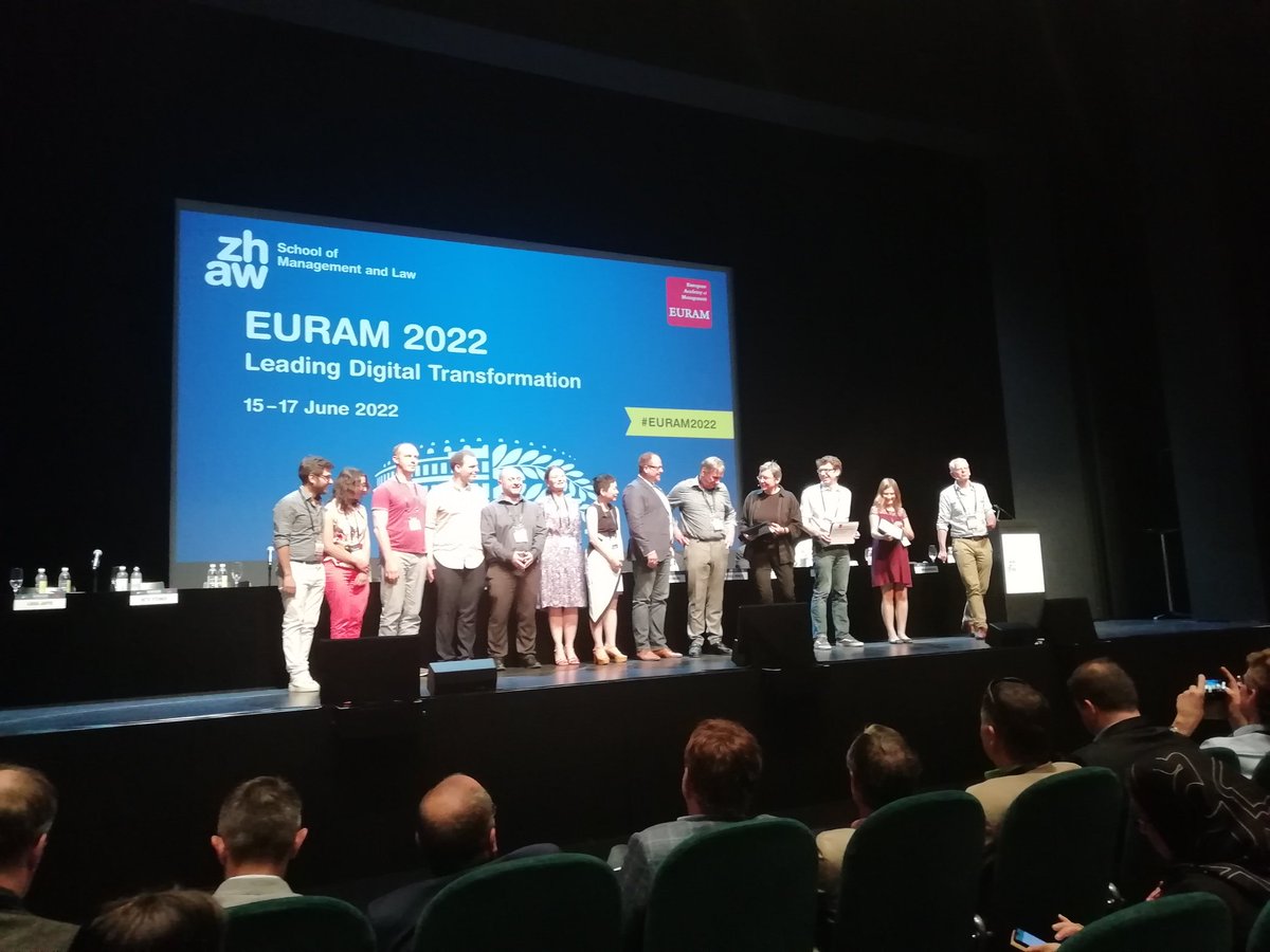 Congratulations <a href="/MSchlaile/">Michael P. Schlaile</a>, Bill, Huiping and <a href="/GAbatecola/">Gianpaolo Abatecola</a> on grant success #euram2022 conference