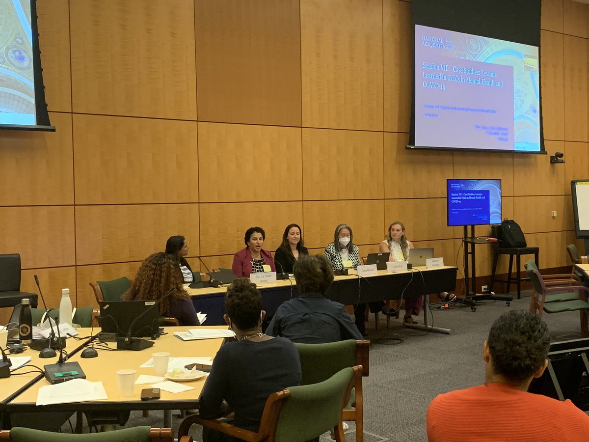 ebonycartermd's tweet photo. We need to "protect pregnant people through research instead of from research." #prglac Proud member of the @NASEM_Health "Inclusion of Pregnant and Lactating Persons in Clinical Trials" planning committee. @SwamyGeeta @KavitaShahArora @btuckeredmonds @acog @smfm @WashU_OBGYN https://t.co/ZCk7FjIOao