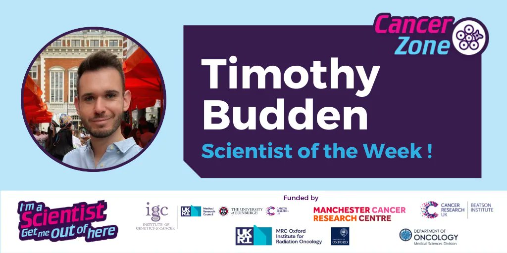 I'm a Scientist Team (@imascientist) on Twitter photo It's time to announce the weekly winner in the Cancer Zone! The number 1 scientist this week is... Timothy Budden! Well done! 🥳🎊 <a href="/FBMH_UoM/">UoM Biology, Medicine and Health</a> <a href="/MCRCnews/">Manchester Cancer Research Centre</a> <a href="/mrc_hgu/">MRC_HGU</a> @The_OIRO <a href="/OxfordOncology/">OxfordOncology</a> @CRUK_BI #IASUK It's time to announce the weekly winner in the Cancer Zone! The number 1 scientist this week is... Timothy Budden! Well done! 🥳🎊 <a href="/FBMH_UoM/">UoM Biology, Medicine and Health</a> <a href="/MCRCnews/">Manchester Cancer Research Centre</a> <a href="/mrc_hgu/">MRC_HGU</a> @The_OIRO <a href="/OxfordOncology/">OxfordOncology</a> @CRUK_BI #IASUK