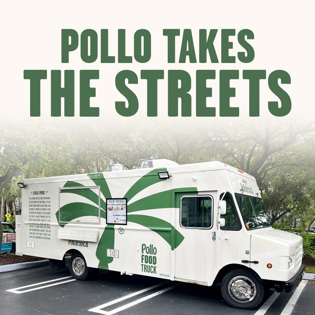 pollotropical's tweet photo. Hey #PolloNation ...visiting the @MiamiSeaquarium on Key Biscayne today? Great news! The food truck crew will be inside from 11 a.m. to 3 p.m. dishing out the full Pollo food truck menu. Please stop by the #PolloFoodTruck and say hello! https://t.co/CZG7Ck02P1