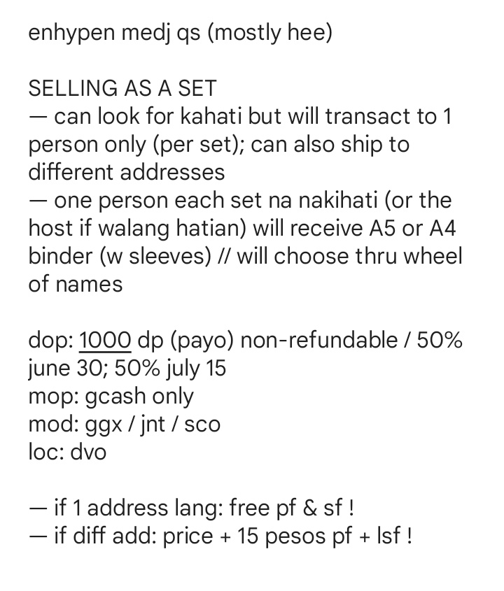 simpforbambi's tweet photo. ʕ•́ᴥ•̀ʔっ #channytindera
wts lfb onhand ph

— enhypen decluttering (mostly hee pcs)

condi: https://t.co/cvMilho1Q7 

🏷️b:do b:c d:d d:a d:s memo memories dvd rpc gguggu nrpc selca concept polaroid japan weverse ums pob ld sw m2u jungwon heeseung hee jay sunghoon hoon ni-ki https://t.co/MWjTCuiTYH