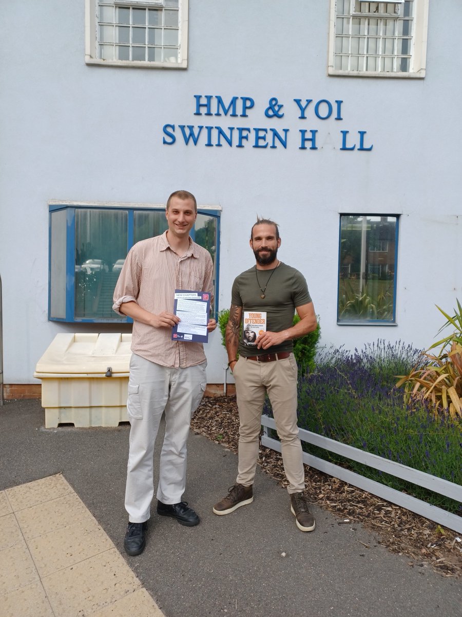 On Wednesday, ex-offender turned successful businessman and author, <a href="/Michael_Maisey/">Michael Maisey</a> led a thought-provoking writing workshop as part of #NewChapters for 9 young men in <a href="/HMPSwinfenHall/">HMP&YOI Swinfen Hall</a>. Great to see the participants inspired by Michael's incredible story to write their own!