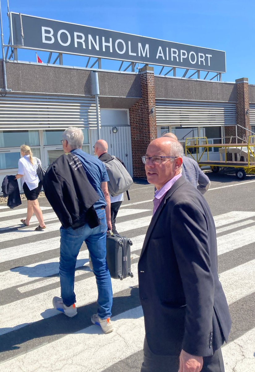 IsraelinDenmark's tweet photo. Fantastic networking day at #folkemoedet in beautiful #Bornholm for Ambassador @DavidiAkov. #Denmark has set high ambitions on the green agenda. Lots of possibilities to collaborate with Israel to achieve this 🇩🇰🤝🇮🇱 #letsgogreentogether @IsraelMFA @denmarkdotdk https://t.co/sDpHUShcUJ