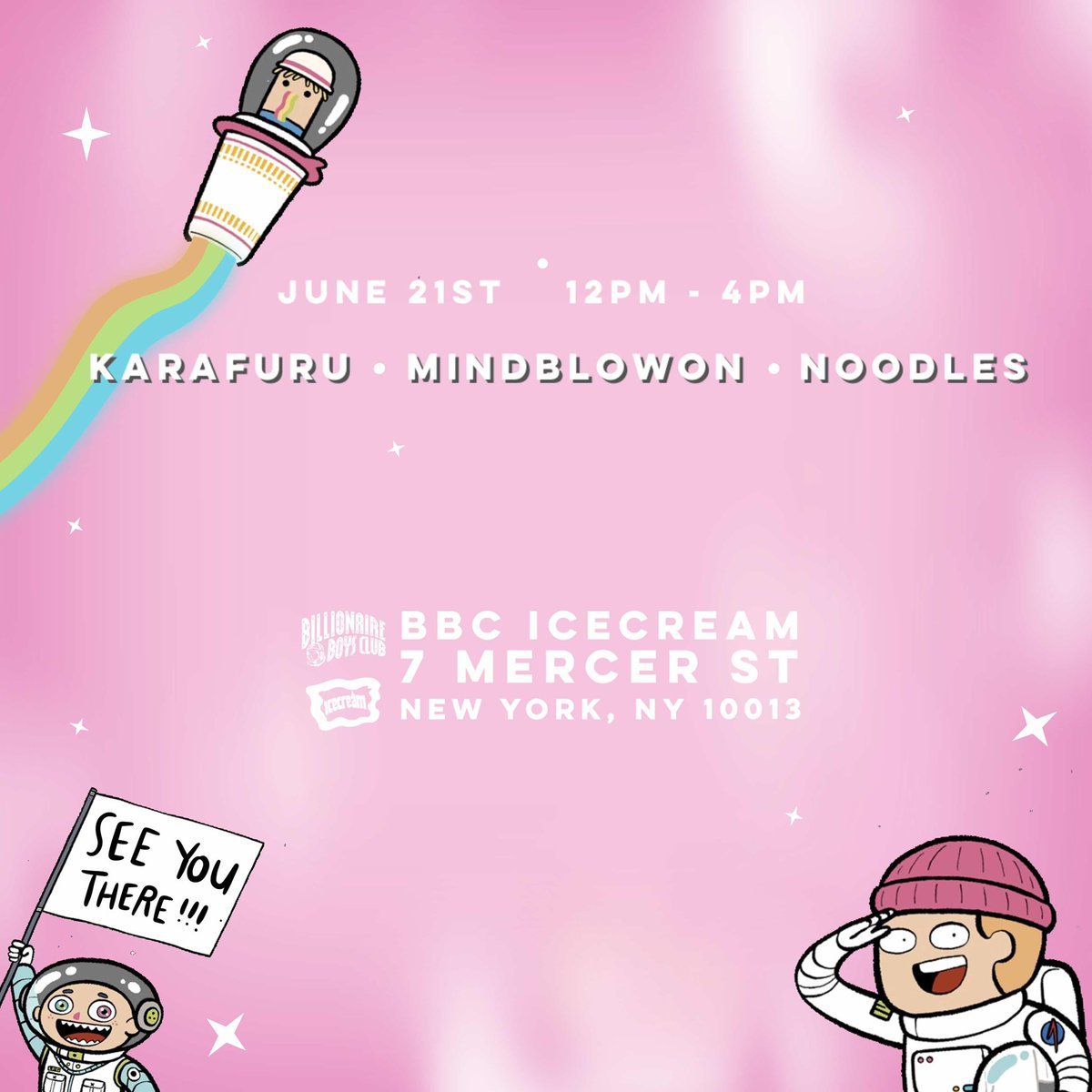This will be an event with free Indonesian food, ice-cream, gashapon, and redeemables! 
The event can be enjoyed by everyone regardless if you own an NFT or not, however, there will be some special features if you do own a Noodle. 

Please RSVP in Discord
