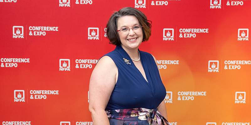 Sparky_Fire_Dog's tweet image. Congratulations to E. Brené Duggins, fire prevention for being named the winner of the 2022 Fire and Life Safety Educator of the Year Award. Learn more: nfpa.social/4Cfy50Jztx5