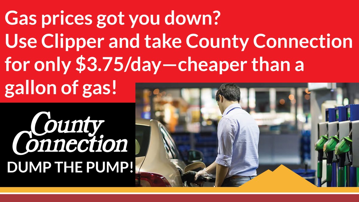 cccta's tweet photo. Today is National Dump the Pump Day! Consider taking County Connection to BART, parks, libraries, and more. Use @BayAreaClipper for a max of $3.75/day for unlimited rides on County Connection buses!
#DumpThePump #GasIsTooHigh #PublicTransit #Clipper #SaveMoney https://t.co/rSRN59yBrp