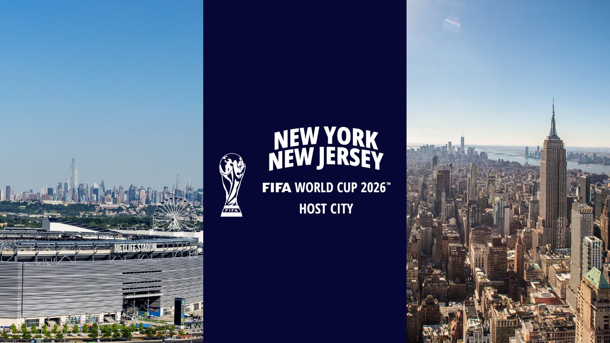 ICYMI: The 2026 #FIFAWorldCup is coming to our own backyard! As a host city, NY/NJ will get to show the world just how much we love this game. #NYNJ2026 #WelcomeWorld #HostCity2026