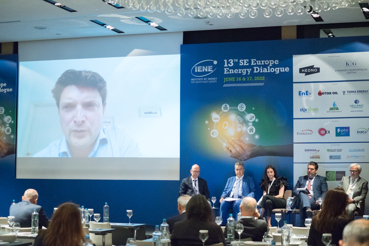 GIEBrussels's tweet photo. "With the heat wave spreading across Europe, getting ready for #nextwinter doesn't sound like a hot topic. But it is."
@AchovskiBoyana, GIE Secretary General joined the 13th SEE #EnergyDialogue in Thessaloniki.
How to make #REPowerEU successful?
👉https://t.co/r8UsP1RzA7 https://t.co/YqorNsADhQ