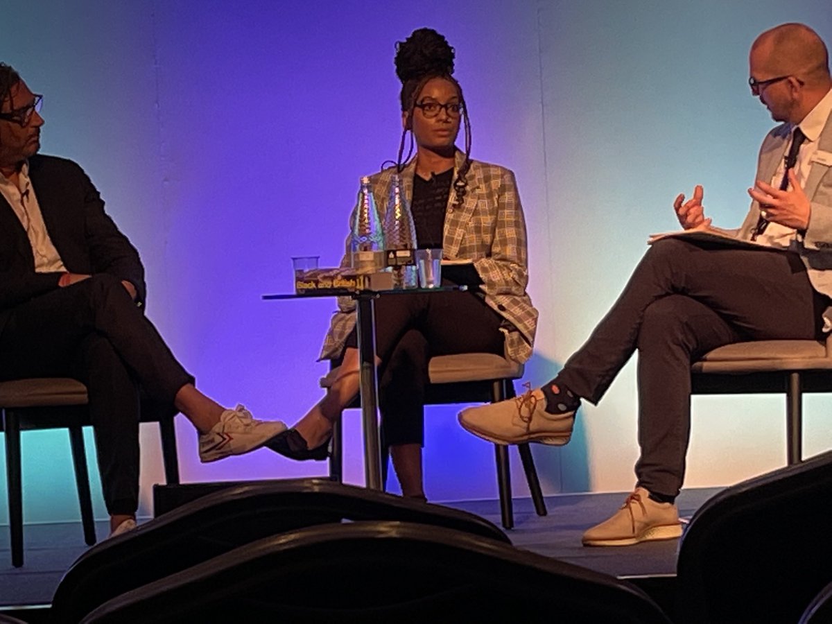 Our very own Funmi Stewart closing the CST Conference with David Olusoga, both speaking passionately about making black experience more visible across the curriculum, and history in schools less of a soft-play area and brave enough to confront more problematic histories.