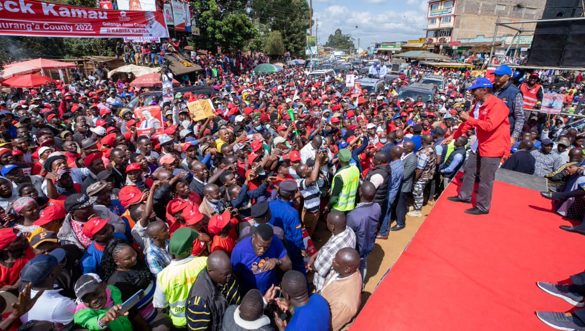 Charles Mark Dienya (@charlesdienya) on Twitter photo Right Hon. <a href="/RailaOdinga/">Raila Odinga</a> and Hon. Martha Karua <a href="/MarthaKarua/">Martha Karua SC</a> traversing Murang'a County championing Azimio La Umoja One Kenya Coalition agenda of improving Kenya #Inawezekana Right Hon. <a href="/RailaOdinga/">Raila Odinga</a> and Hon. Martha Karua <a href="/MarthaKarua/">Martha Karua SC</a> traversing Murang'a County championing Azimio La Umoja One Kenya Coalition agenda of improving Kenya #Inawezekana