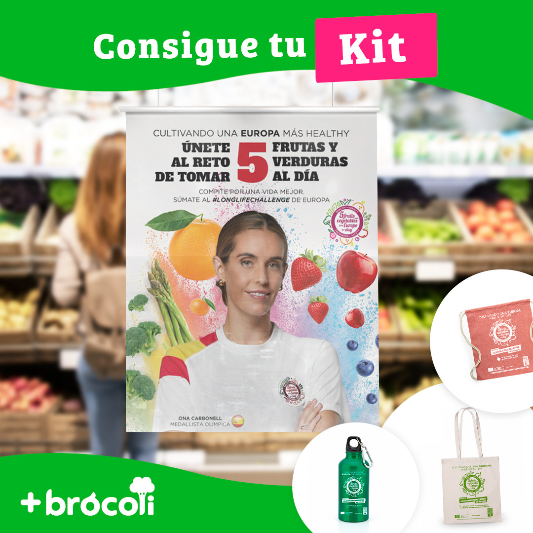 masbrocoli's tweet photo. Hemos enviado a 100 #fruterías de toda España unos kits super chulos para promover el consumo de 5 frutas y verduras al día del programa #CuteHealthy de #LongLifeChallenge 😍
Ve a la frutería de tu barrio a comprar frutas y verduras, incluyendo #brócoli 🥦 ¡y podrás conseguirlo! https://t.co/k43jNXTgbS