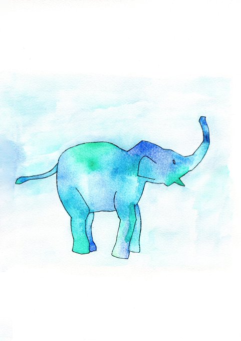 ゾウさんのtwitterイラスト検索結果