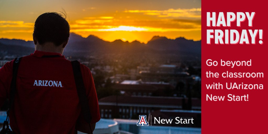 Happy Friday! Go beyond the classroom with <a href="/UArizona/">University of Arizona</a> New Start! 
#SummerBridge #StudentLife