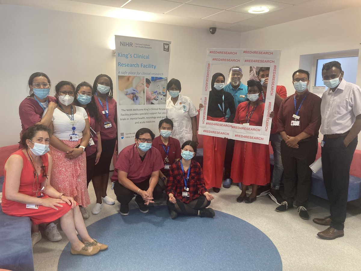 KingsCRF's tweet photo. At the @KingsCRF we are grateful to ALL those who participate in #clinical #research as that is how amazing medical advances, such as #COVID19 #vaccines, are delivered. 

#Red4Research
#TeamKings
#BePartOfResearch https://t.co/w1tVmnme6I