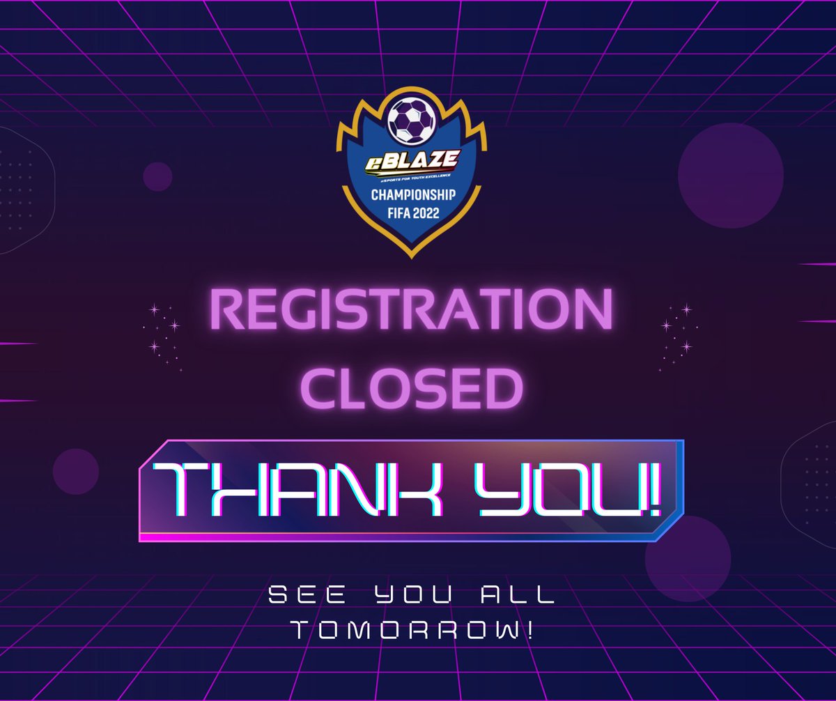 EMKCenter's tweet photo. Registration Closed!

We've sent a confirmation email/call to every registered participant.
See you all tomorrow eBLAZE Championship - FIFA 2022

#emkcenter #eblaze #esports #tournament #fifa #fifa2021 #espoertstournament #dhaka #bangladesh #student #youth #gaming https://t.co/aYD446LQBI