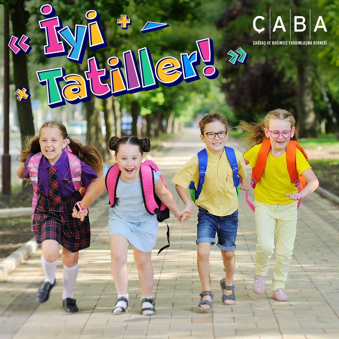Caba_Dernegi's tweet photo. 2021-2022 eğitim öğretim yılı sona erdi. Yıl boyunca başarıya ulaşmak için ÇABAlayan minikler için şimdi tatil zamanı. Tüm çocuklarımıza güzel bir tatil dileriz! https://t.co/DXGubF1VYU