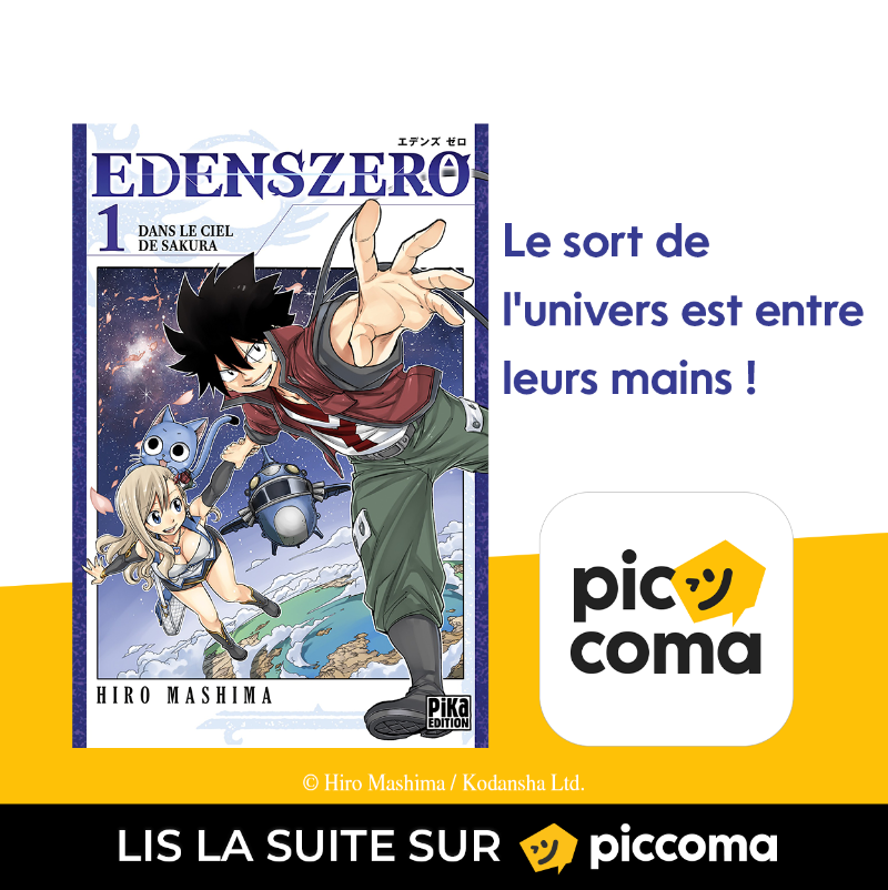 piccoma_FR's tweet photo. Le sort de l'univers est entre leurs mains ! 🪐
Découvre la suite de "Edens Zero" sur Piccoma 💥