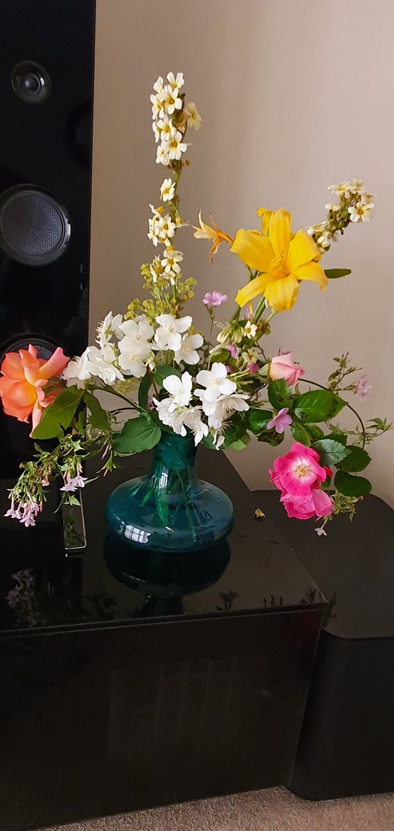 AMVYaYa's tweet photo. My beautiful garden reminding me how lucky I am 🥰 #stunningflowers #delicioussmell #britishsummer @TheVlads https://t.co/9I1Z5fmfx8