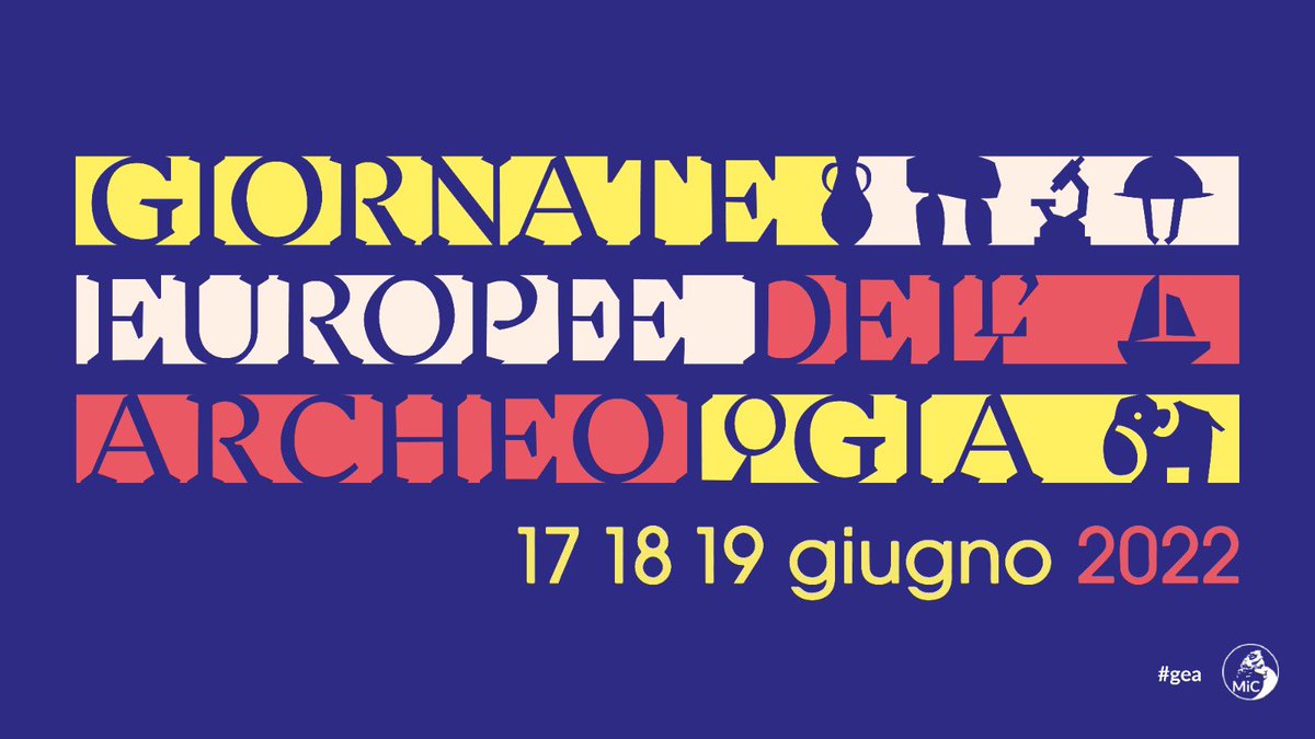 📌Dal 17 al 19 giugno 2022 si svolgono le Giornate Europee dell’Archeologia! Tante iniziative per scoprire i segreti di #museitaliani e parchi archeologici statali.

👉Tutti gli eventi: cultura.gov.it/evento/gea2022

🔹Info: musei.beniculturali.it/notizie/notifi…

#mic_italia #archeologia #GEA2022