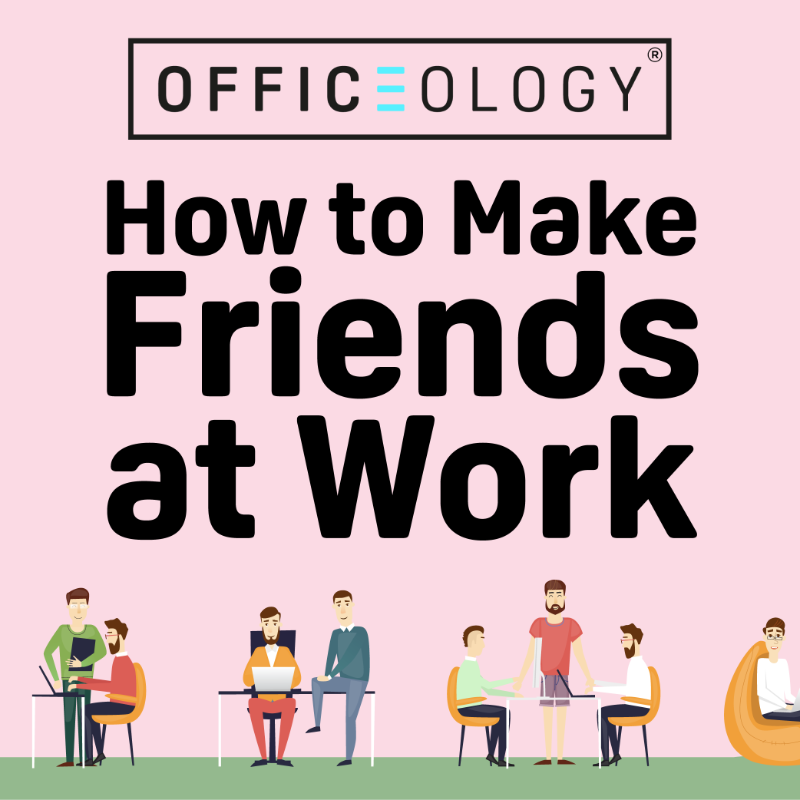 OfficeologyUK's tweet photo. Making friends at work can be valuable and improve both your career and personal life. However, it’s not always easy, especially when starting a new role.
Read our simple ways you can start making friends at work!👇👇👇
#OFFICEOLOGY #tips #wellness #health #friends #friendship