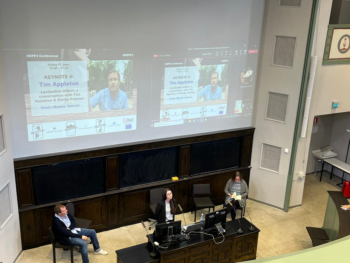 Keynote speaker Tim Appleton has praised HEPP3 for being the best organised conference he has been <a href="/HEPPsinki/">Helsinki Hub on Emotions, Populism & Polarisation</a> <a href="/epalonen/">Dr. Emilia Palonen, she/hän 💙💛</a>