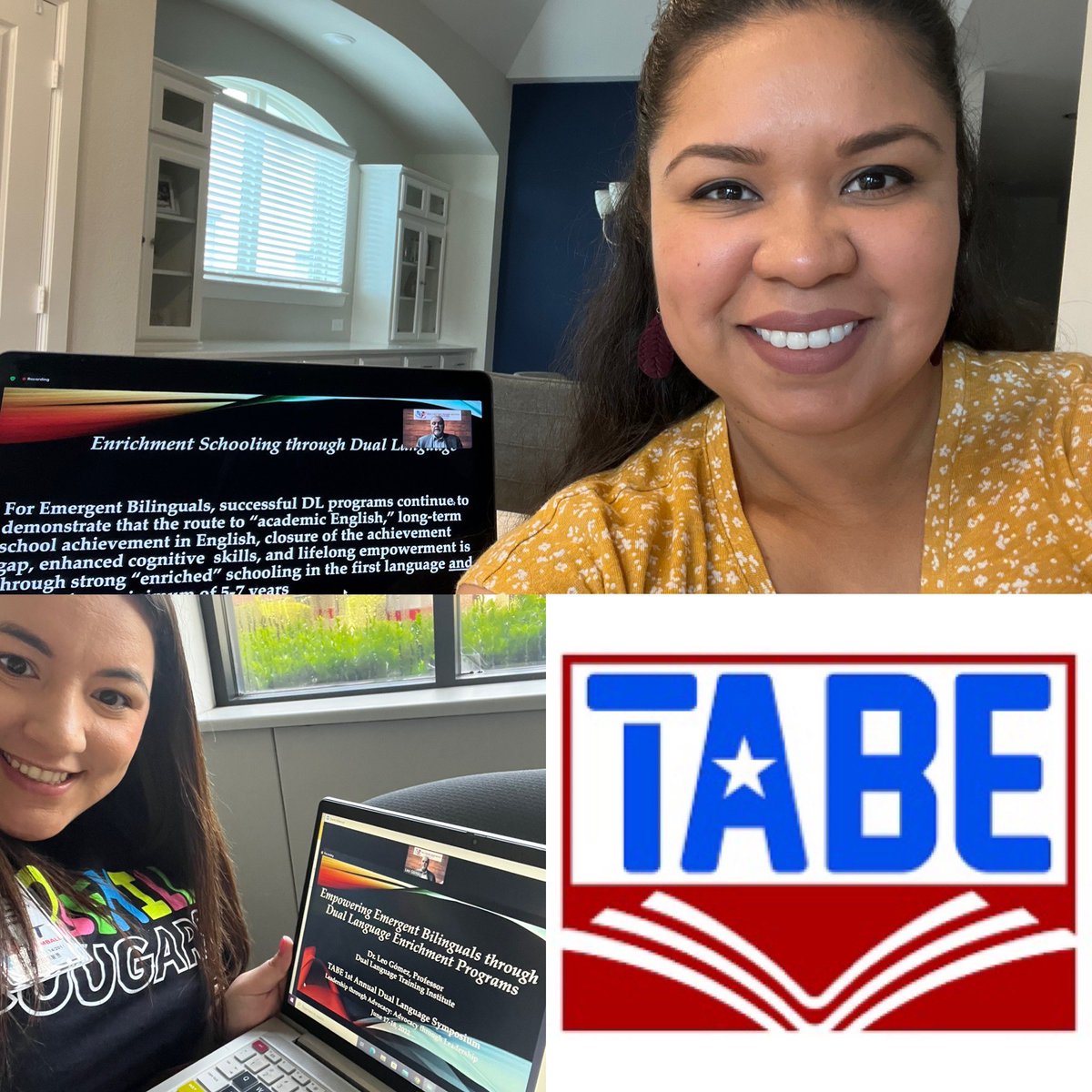 We work together and learn together to improve our craft and advocate for Emergent Bilingual students! Thank you @TA4BE and @TISDMulti for the opportunity. #dynamicduo #summerPD #TABE2022 #enrichment #DualLanguage