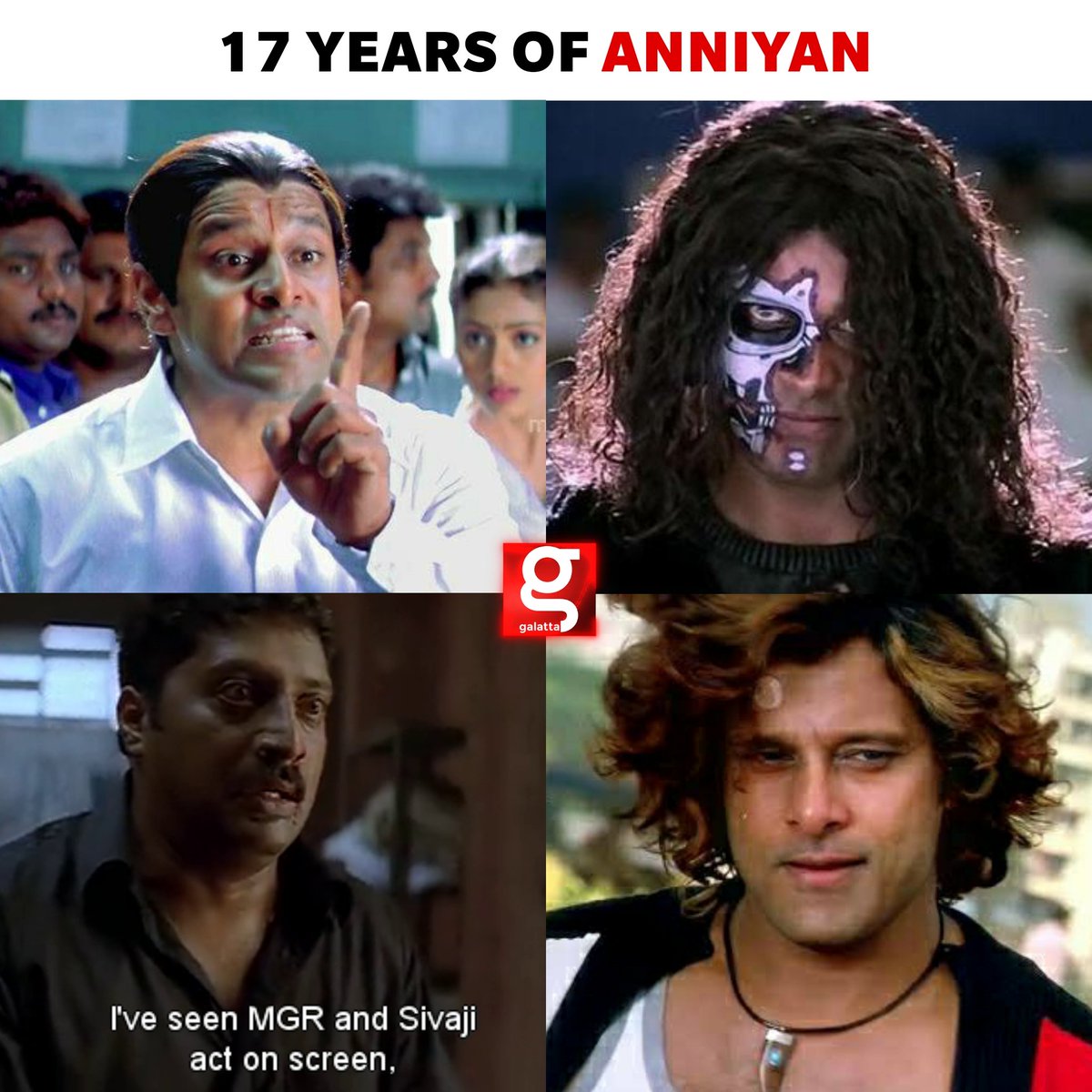 CvfDevendra's tweet photo. #17YearsofAnniyan 
#ChiyaanVikram https://t.co/1UlK70YmKK