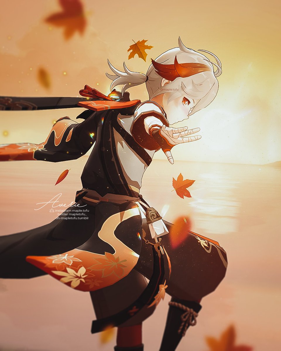 mapletofu_'s tweet photo. Did somebody say Summer Fantasia? I'm so hyped to meet Kazuha again! I'd love to get his signature weapon too, we'll see.
#genshinimpact #原神Mmd #原神 
model mihoyo, cherrypiewithpoison https://t.co/cEsmrPpAUu