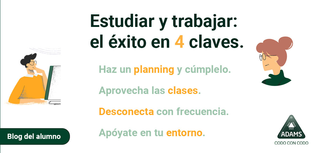 Adamsformacion's tweet photo. 📚 ¿Estudias y trabajas? ¡Aquí tienes las claves del éxito!
Si eres de los que está compatibilizando estudios con un trabajo, no te pierdas nuestro último Blog Del Alumno, en el que te damos cuatro consejos que creemos pueden serte de gran ayuda. 👉 https://t.co/NzAqimKmoL https://t.co/o4iJzyusDe