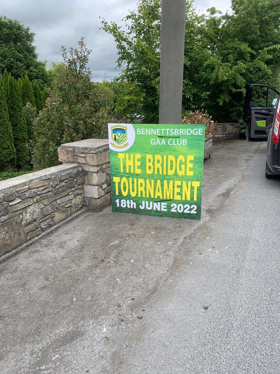 TheBridgeGAA's tweet photo. Johnny McGovern Memorial tournament fixtures

14.00 @TheBridgeGAA v @KilmallockGAA

15.15 @thurlessars v @ballygunnerHc

16.30 Shield Final
17.30 Tournament Final https://t.co/0grxh9Jg8H