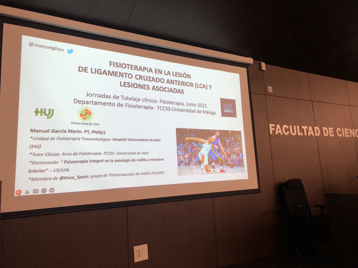 Hoy he estado con los compañeros de Málaga. Gracias a <a href="/CheloPineda4/">CheloPinedaUma</a> y <a href="/Dep_FisioUMA/">Fisioterapia UMA</a>  por contar conmigo para este excelente proyecto formativo. #PrácticumTutores