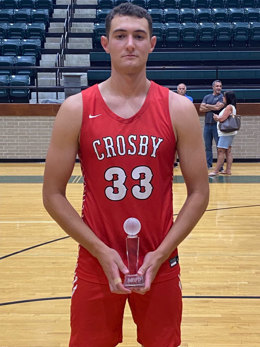 COUGAR ALL STARS! <a href="/SeanElkinton/">Sean Elkinton</a> and <a href="/AustinJones34_/">Austin “Bones” Jones</a> in action at the <a href="/SETCA_Coaches/">SETX Coaches Assoc.</a> East vs West game last night. Sean was named West MVP! Both Sean and Austin are proud 2022 <a href="/CrosbyHigh/">Crosby High School</a> grads. They have great futures ahead! #thisisnow