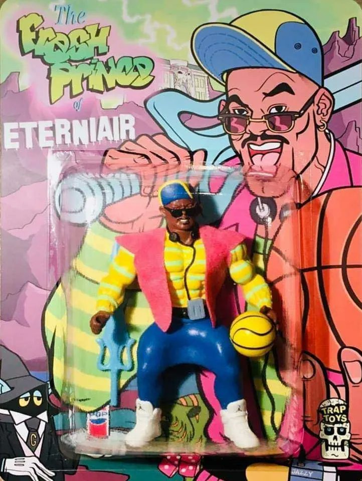 FrikingosGalaxy's tweet photo. Al oeste en Greyskull, crecía y vivía y sin hacer mucho caso a los Thundercats. Luchaba con Skeletor sin cansarme demasiado, porque por las noches me sacaba el graduado. #Heman #ElPríncipeDeBelair #WillsSmith #Bootlegs https://t.co/LLfTkdxCUS