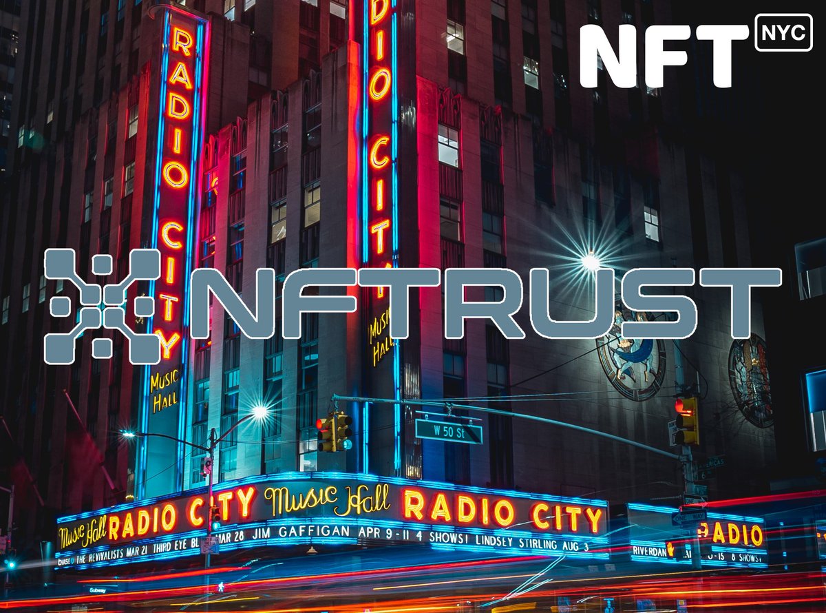NFTrust_io's tweet photo. We are happy to be meeting some brilliant minds at the 4th annual @NFT_NYC industry event next week from June 20-23, 2022 in New York.

Looking forward to a broad exchange of information and winning new contacts. See you there!

👥💬

#NFT #NFTrust #NFTNYC https://t.co/5MX4o9BgtR https://t.co/4yPuweE0Ai
