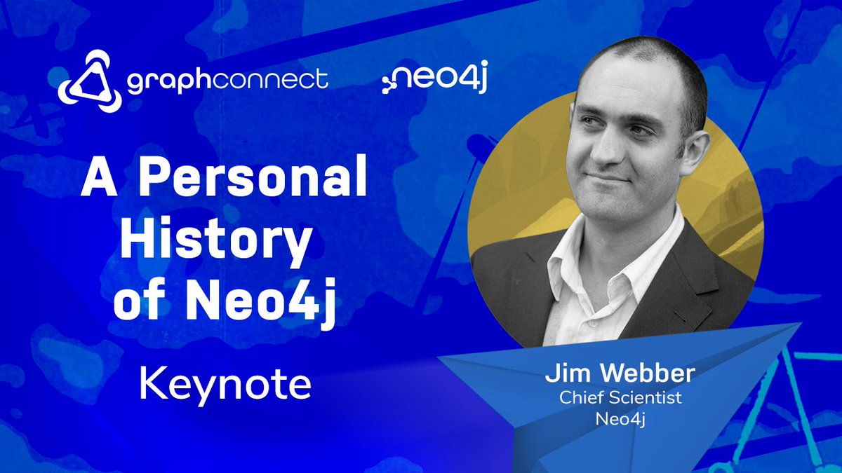 Missed the #GraphConnect keynote? This fun and inspiring talk with <a href="/neo4j/">Neo4j</a> Chief Scientist, <a href="/jimwebber/">Jim Webber</a> reveals where graph technology is going — including Neo4j's most formidable superpower. okt.to/veUxMo 

#neo4j #graphdatabase #GraphDataScience