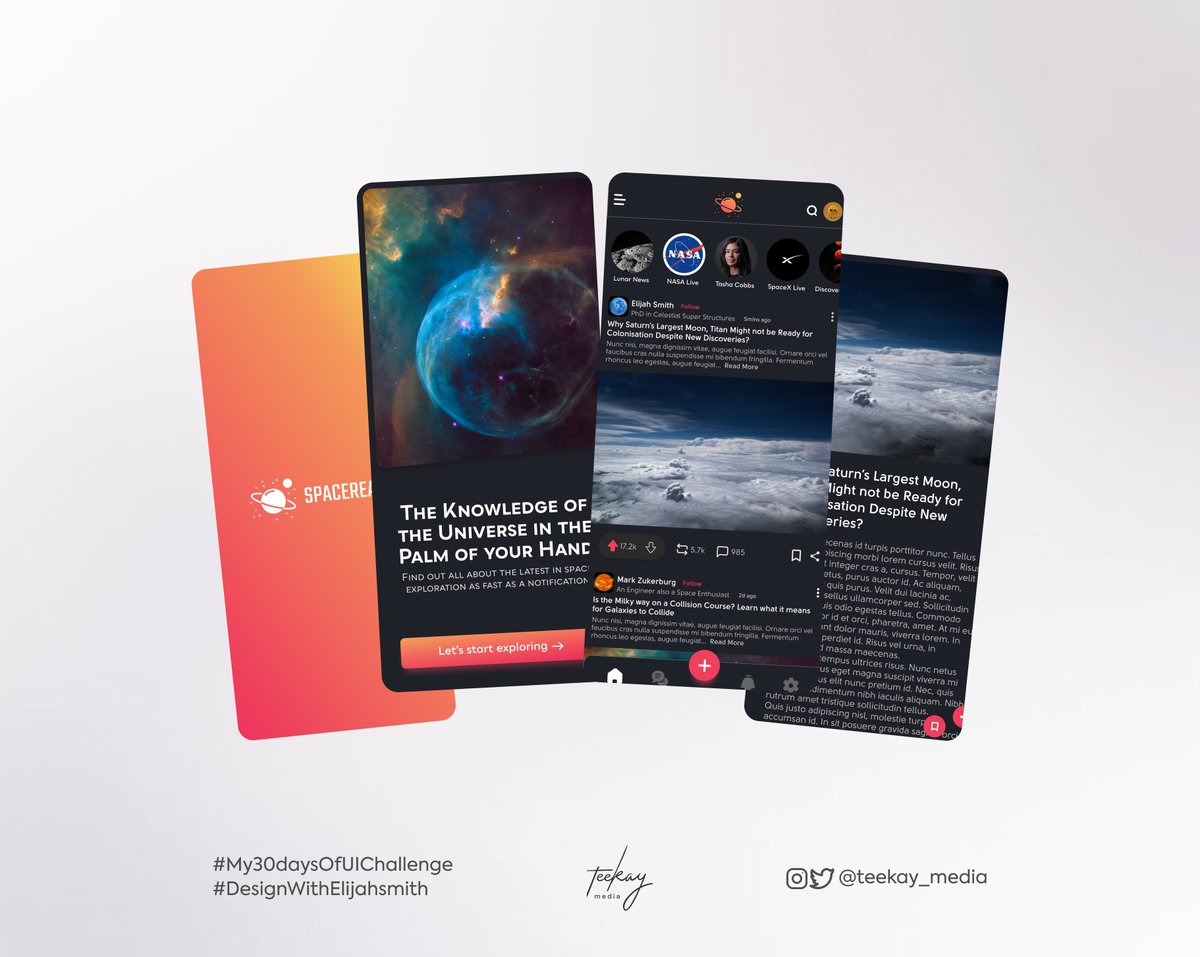 designsbyTeekay's tweet photo. #My30daysOfUIChallenge.
It's a Blog App UI today. Like, follow and leave a comment on what you think about this project?ππ
#DesignWithElijahsmith #uxdesign #uidesign #userexperience #userinterface #designstudio #design #uxui #uiinspiration #interface #figma https://t.co/PmzHSOs7fR