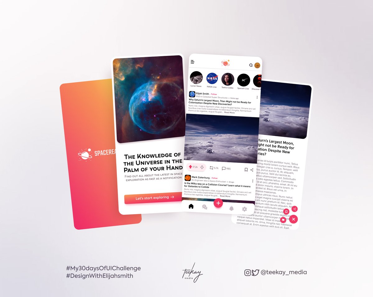 designsbyTeekay's tweet photo. #My30daysOfUIChallenge.
It's a Blog App UI today. Like, follow and leave a comment on what you think about this project?ππ
#DesignWithElijahsmith #uxdesign #uidesign #userexperience #userinterface #designstudio #design #uxui #uiinspiration #interface #figma https://t.co/PmzHSOs7fR