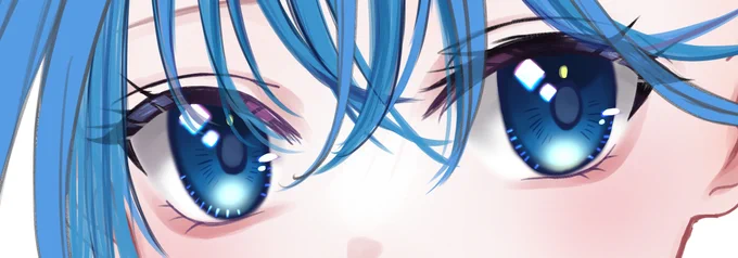 いい感じで描けそうだからおめめ見て～～