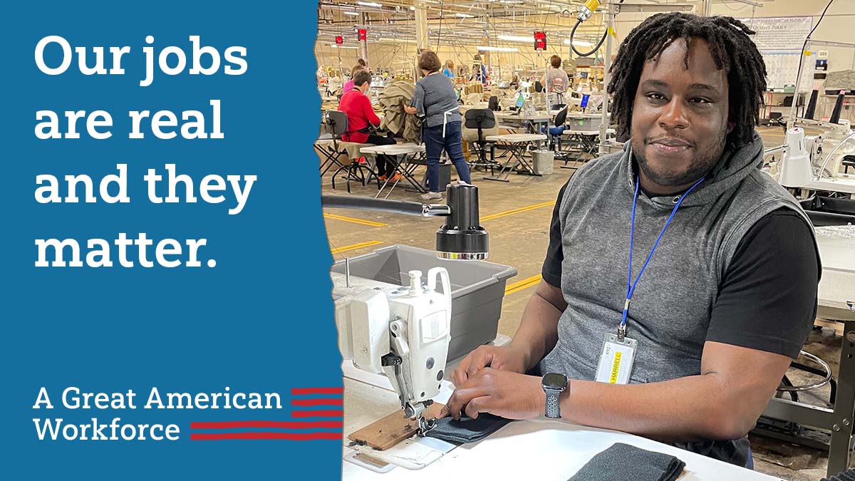 NatIndBlind's tweet photo. Although we are the nation’s largest employment resource, we create more than jobs. Our associated agencies provide #inclusive environments, rewarding careers, and independence. #NIBWorkforce https://t.co/Hg539DXykp https://t.co/1GndPL7zBf