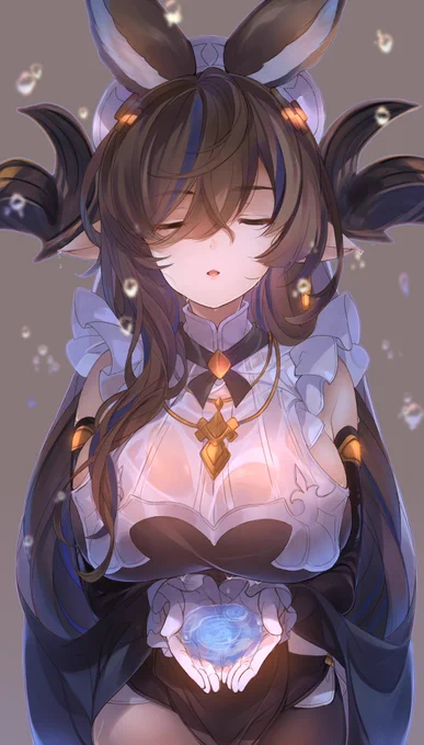 浸透。(天の恵みに感謝を)  #グラブル  #ガレヲン #これ見た人はオッパイを貼る 
