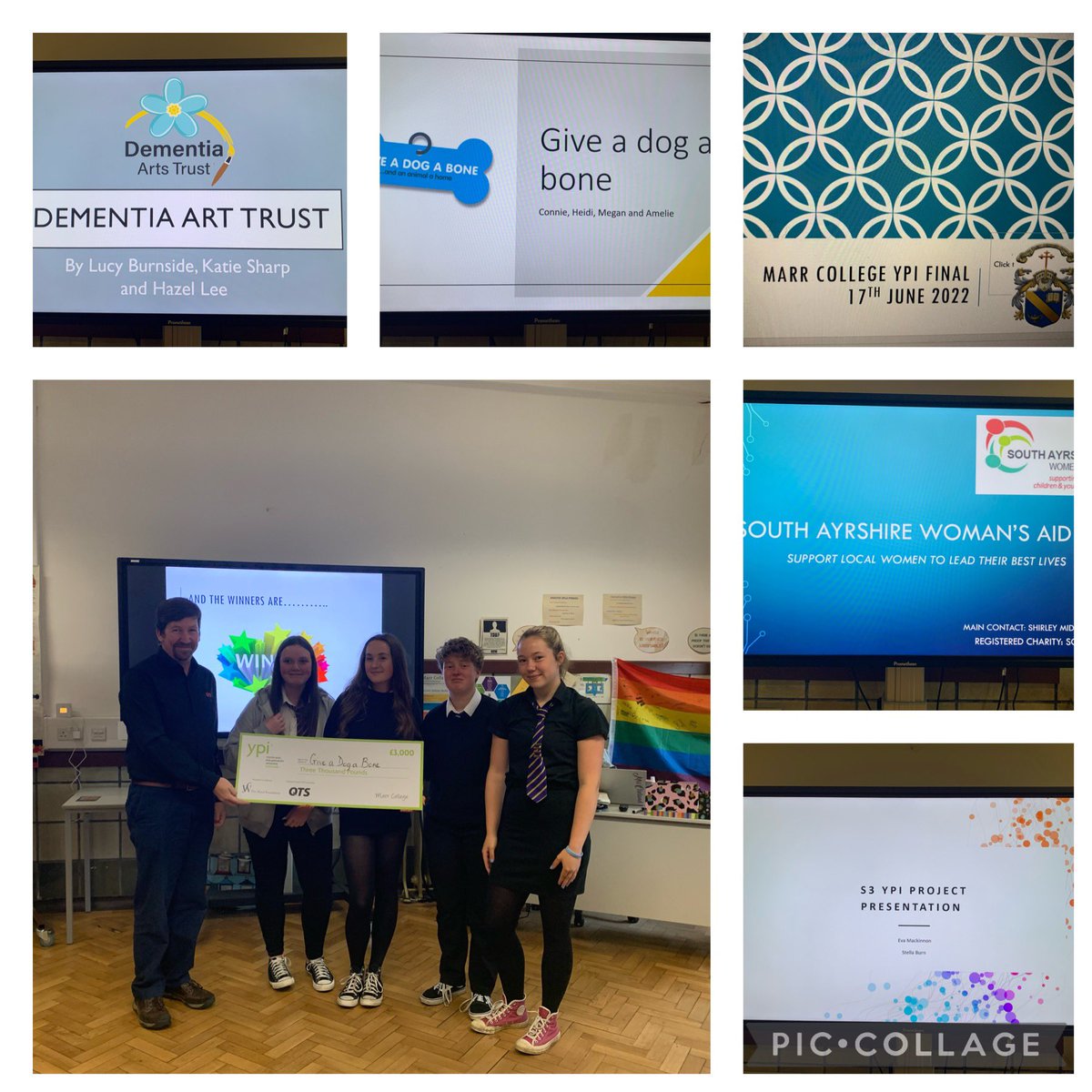 MarrRMPS's tweet image. We have a winner here @MarrColOfficial! Congratulations to our @ypi_scotland winners for this session! Great to have this event back in our school #community