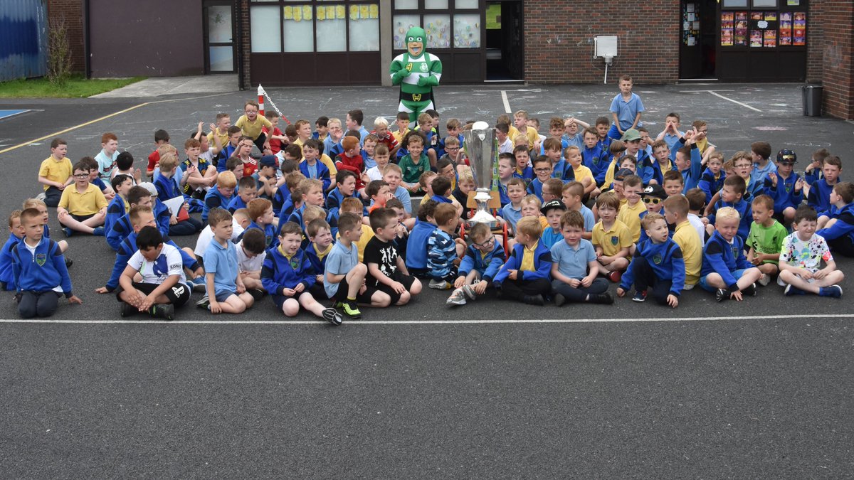 St. Kevin's Boys' School (@stkevinsboys) on Twitter photo Thanks to <a href="/hoopermansrfc/">Hooperman ☘☘⭐️⭐️</a> from <a href="/ShamrockRovers/">Shamrock Rovers FC</a> who visited St. Kevin's today with the League Trophy. Great visit to round off a fantastic Junior Sports Day. Thanks a million & best of luck v Dundalk tonight. Thanks to <a href="/hoopermansrfc/">Hooperman ☘☘⭐️⭐️</a> from <a href="/ShamrockRovers/">Shamrock Rovers FC</a> who visited St. Kevin's today with the League Trophy. Great visit to round off a fantastic Junior Sports Day. Thanks a million & best of luck v Dundalk tonight.